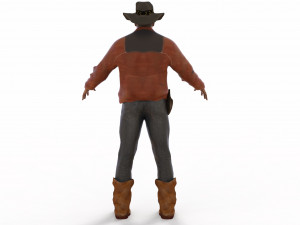 cowboy 3D Model