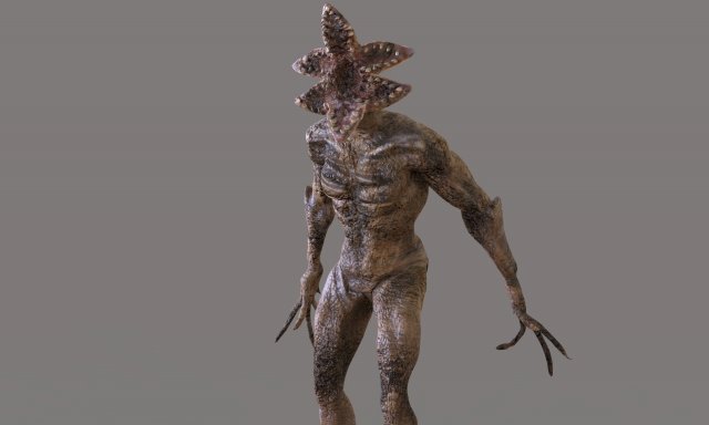 demogorgon 3D Model .c4d .max .obj .3ds .fbx .stl .blend 