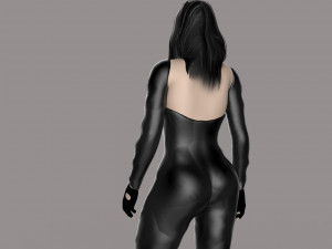 acion girl 3D 模型