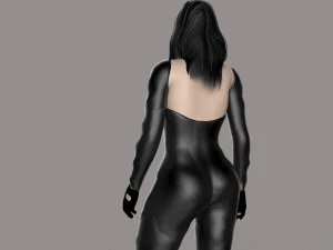 acion girl 3D Model