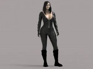 acion girl 3D Model