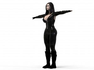 acion girl 3D 模型