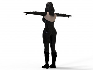 acion girl 3D 模型