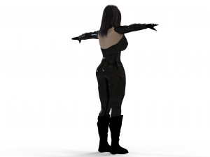 acion girl 3D 模型