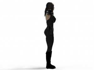 acion girl 3D 模型