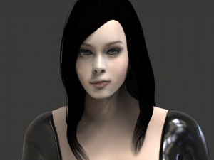 acion girl 3D 模型