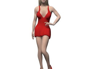 blonde Modelo 3D