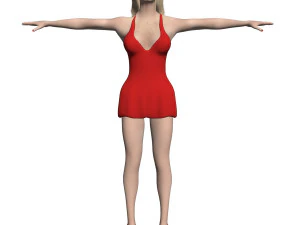 blonde 3D Model