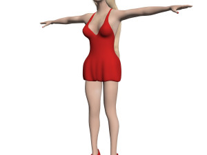 blonde Modelo 3D
