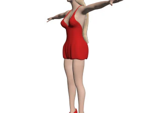 blonde 3D Model