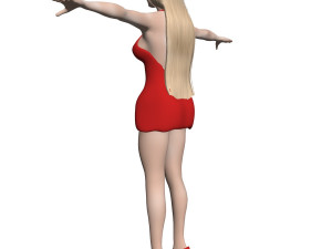 blonde Modelo 3D