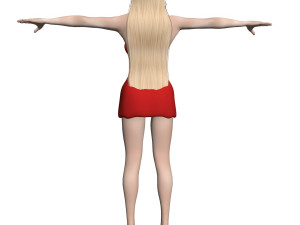 blonde Modelo 3D
