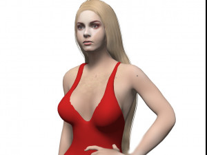blonde Modelo 3D