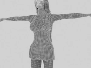 blonde 3D Model