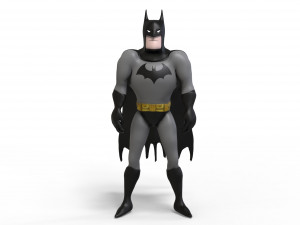 batman cartoon 3D Model