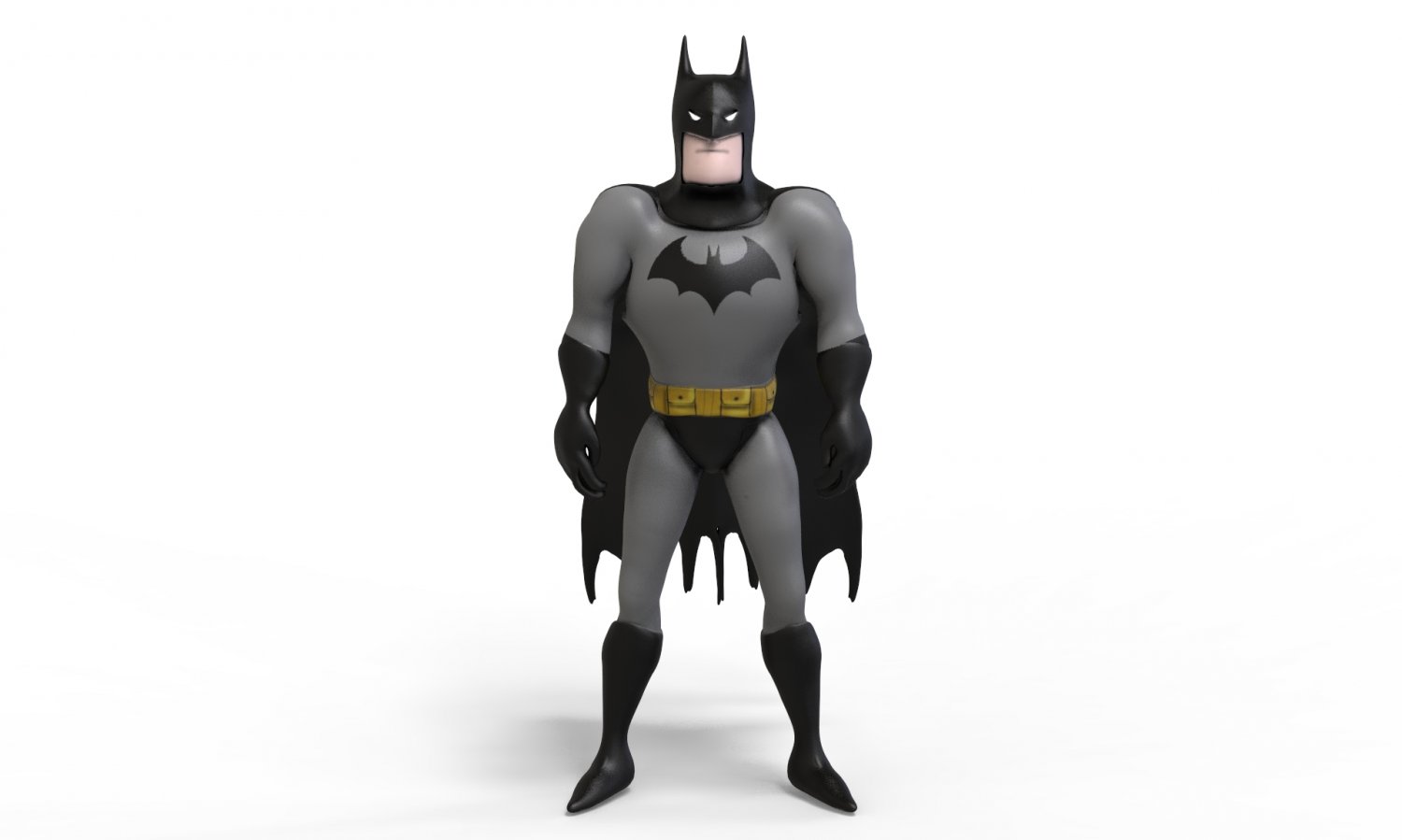 batman cartoon 3D Model in Cartoon 3DExport