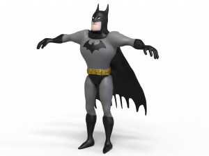 batman cartoon 3D 模型