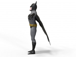 batman cartoon 3D 模型