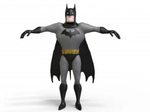 batman cartoon 3D Model