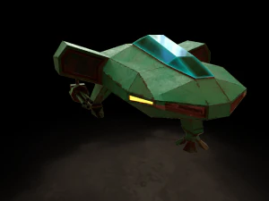 tangki pesawat Model 3D