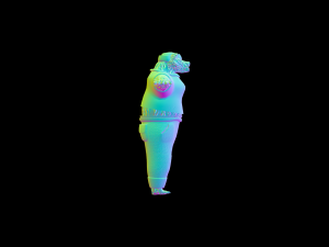 Bear lumberjack 3D Model