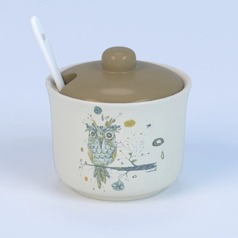 sugar bowl 3D Model .c4d .max .obj .3ds .fbx .stl .blend