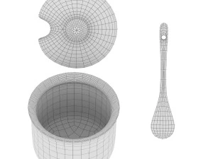 sugar bowl 3D Model