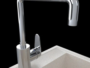kitchen stone sink 3D Model