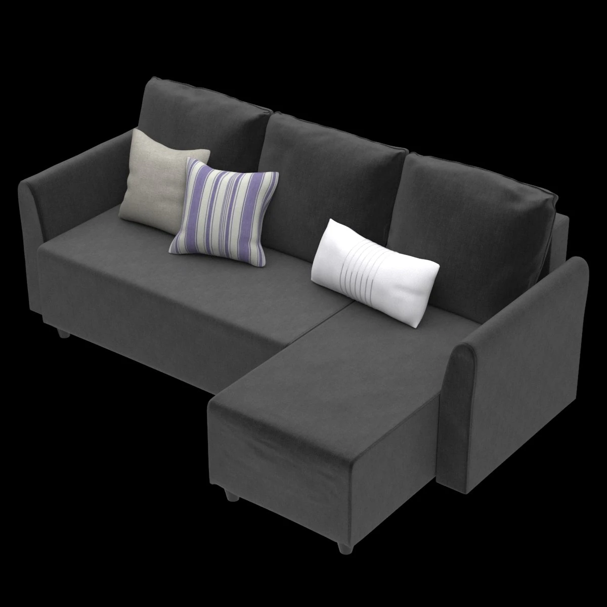 sofa brissund 3D Model .c4d .max .obj .3ds .fbx .stl .blend 