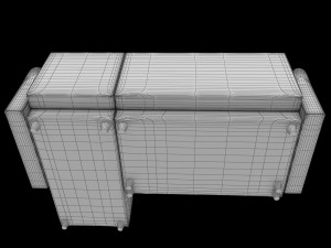sofa brissund Modelo 3D