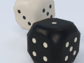 WhiteBlack Dice 3D-Modell