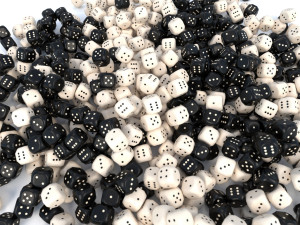 whiteblack dice 3D 模型