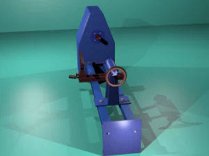machine tool lathe 3D Model