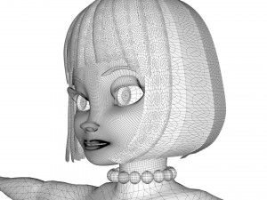 Girl kalr Model 3D