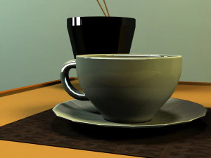 테이블 4 1 3D 모델