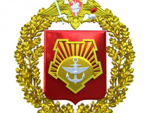 эмблема Восточного военного округа Российской Федерации 3D Модель