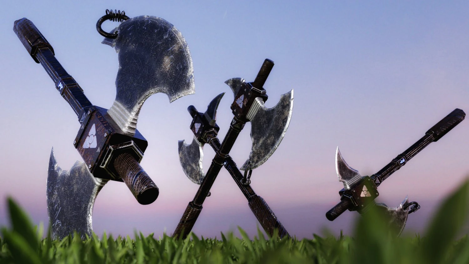 ax 3D Model .c4d .max .obj .3ds .fbx .stl .blend 