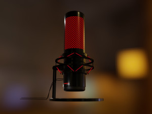 hyperx mic modeling 3D 模型