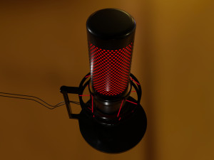hyperx mic modeling 3D 模型