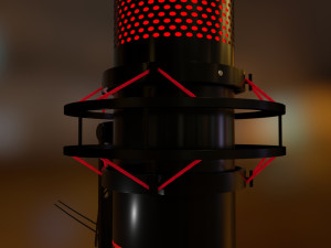hyperx mic modeling 3D 模型