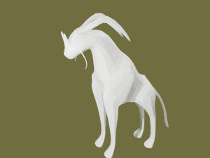 giraffe monster 3D मॉडल