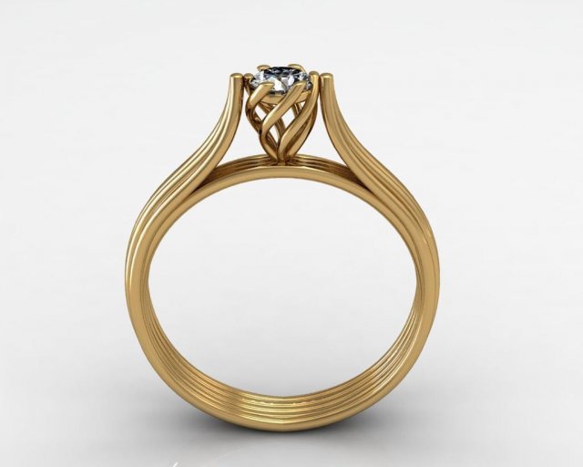 ring for women 2 3D-printmodel .c4d .max .obj .3ds .fbx .stl .blend 