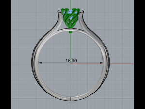 ring for women 2 3D-printmodel