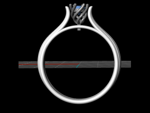 ring for women 2 3D-printmodel