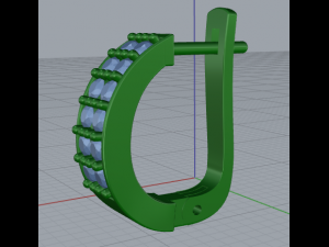 earrings 3 3D 打印模型