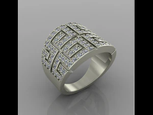 Кільце для жіночих ювелірних прикрас 3D модель 3D Принт Модель