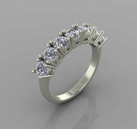 Ring Eternity Band 3D Print Model .c4d .max .obj .3ds .fbx .stl .blend 