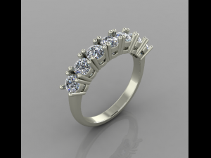 Ring Eternity Band 3D Print Model
