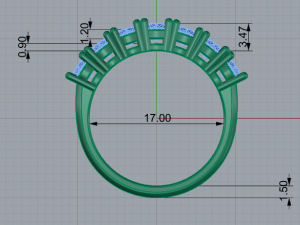 Ring Eternity Band 3D 프린트 모델