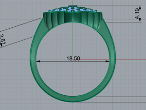 Engagement Ring for woman 3D 프린트 모델